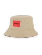Hugo Palarie reversibila cu aplicatie logo - Maro camel/Bleumarin