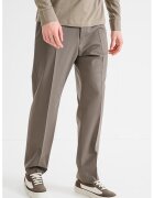 Hugo Pantaloni cu pensa Teagan - Maro taupe deschis