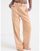 Hugo Pantaloni eleganti cu talie inalta Huglia - Maro camel