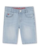 Hugo Pantaloni scurti de denim cu buzunare - Albastru deschis