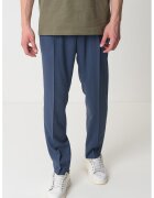 Hugo Pantaloni slim fit din amestec de lana Getlin - Albastru indigo