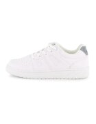 Hugo Pantofi sport uni de piele ecologica cu perforati - Crem