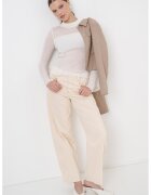 Hugo Pulover slim fit Slumy - Alb murdar