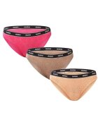 Hugo Set 3 chiloti dama multicolor - bumbac - confortabili - Roz