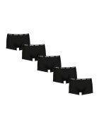 Hugo Set de boxeri cu banda logo in talie - 5 perechi - Negru