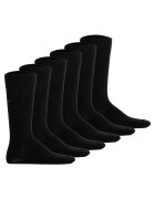 Hugo Set de sosete lungi unisex - 6 perechi - Negru