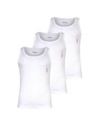 Hugo Set de top-uri de casa cu logo discret - 3 piese - Alb