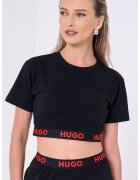 Hugo Tricou crop de pijama - Rosu/Negru
