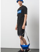 Hugo Tricou cu decolteu la baza gatului si imprimeu logo Nico - Negru