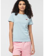 Hugo Tricou de bumbac cu aplicatie logo pe piept Classic - Albastru pastel