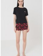 Hugo Tricou de pijama din amestec de modal Nikka - Negru
