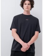 Hugo Tricou de pijama din bumbac - Negru