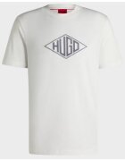 Hugo Tricou din bumbac cu logo pe piept