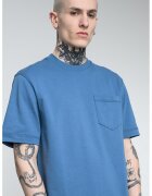 Hugo Tricou din bumbac Nestite - Albastru prafuit