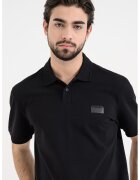 Hugo Tricou polo cu logo - Negru