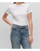 Hugo Tricou slim cu logo iesit in relief