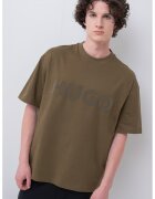 Hugo Tricou supradimensionat cu decolteu la baza gatului Dinkee - Kaki