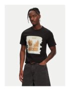 Hunter Tricou barbati HARM0033251 - Bumbac - Negru - Negru
