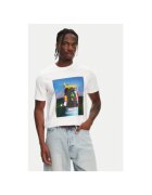 Hunter Tricou barbati HARM0036251 - Bumbac - Alb - Alb