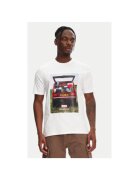 Hunter Tricou barbati HARM0037251 - Bumbac - Alb - Alb