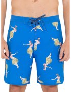 Hurley Pantaloni scurti pentru barbati - Poliester - Albastru - W31