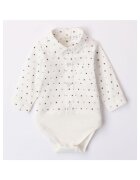 I Do Camasa cu imprimeu pentru bebe baiatel - 4.7187 - Alb/Albastru
