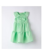 I Do Rochie din in uni pentru fete - 4.B490 - Verde