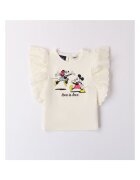 I Do Tricou cu imprimeu Minnie si Mickey Mouse pentru fete - 4.8737 - Crem - Crem