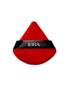Ibra Aplicator pudra triunghiular - material moale - rosu - 1 bucata