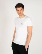 Iceberg Tricou slim fit cu decolteu in V - Alb