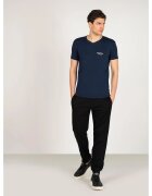 Iceberg Tricou slim fit cu decolteu in V - Bleumarin