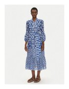 ICONIQUE Rochie de vara dama albastru - fabricat din material usor