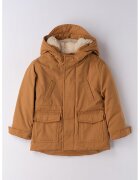 IDO Geaca parka cu captuseala din plus - Caramel