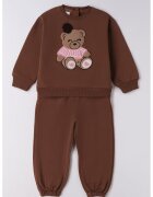 IDO Set de bluza si pantaloni de trening - Maro