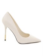 Il Passo Pantofi din piele cu toc stiletto Linda - Crem