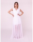 Ilona Andreoiu Rochie lunga Pure Essence - Alb