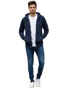 Imperial Hanorac cu fermoar - bleumarin - S -
