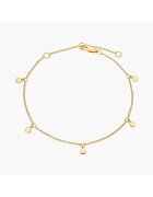 INDIRA Bratara din argint Golden Allegra - 18-20 cm