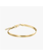 INDIRA Bratara din argint Golden Herringbone