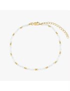 INDIRA Bratara din argint Golden SummerScape – Piatra Lunii - 16-19 cm