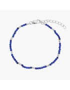 INDIRA Bratara din argint SummerScape - Lapis Lazuli - 16-19 cm
