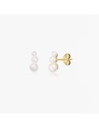 INDIRA Cercei din aur Tiny Pearls