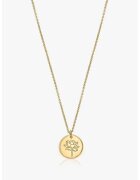 INDIRA Colier de argint placat cu aur de 14K - Auriu