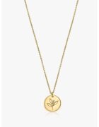 INDIRA Colier de argint placat cu aur de 14K - Auriu