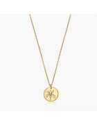 INDIRA Colier din argint Birth Flower Golden