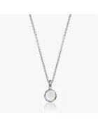 INDIRA Colier din argint Birthstone June - Piatra Lunii