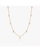 INDIRA Colier din argint Golden Allegra - 38-43 cm