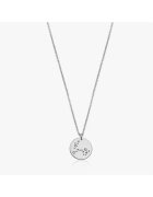 INDIRA Colier din argint Silver Zodiac - Pisces - 50-55 cm
