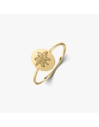 INDIRA Inel din argint Birthflower Golden - May Lilly