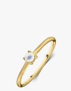 INDIRA Inel din argint Birthstone Golden June - Piatra Lunii